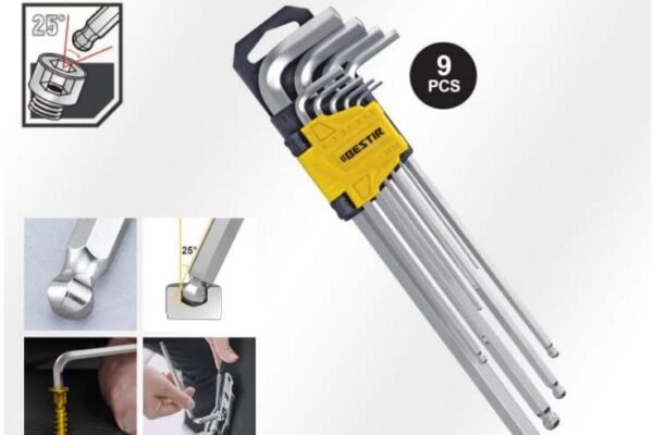 BE-394102  9PCS LONG BALL POINT HEX KEY 9件套公制特长球头内六角扳手